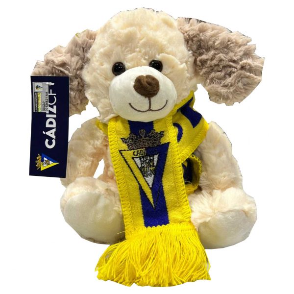 Peluche perro Cádiz CF