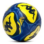 Balón oficial Kappa Cádiz CF 2026/27 talla 5 amarillo y azul con escudo del club