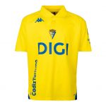 Camiseta oficial primera equipación Cádiz CF 2026/27 Kappa amarilla con detalles azules