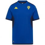 Camiseta oficial de entreno jugadores Cádiz CF 2026/27 Kappa azul con escudo amarillo