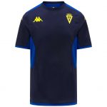Camiseta oficial de entreno técnicos Cádiz CF 2026/27 Kappa azul marino con escudo amarillo