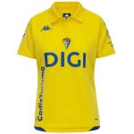 Camiseta oficial mujer primera equipación Cádiz CF 2026/27 Kappa amarilla con detalles azules