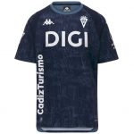 Camiseta segunda equipación Cádiz CF 2026/27 Kappa azul marino con escudo y patrocinador DIGI